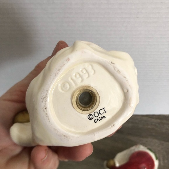 Vtg Fitz & Floyd Santa S&P Shakers - Picture 11 of 14